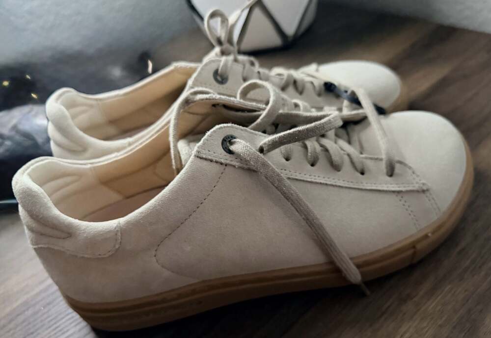 Birkenstock Bend Low Suede Leather Sneakers in Sandcastle